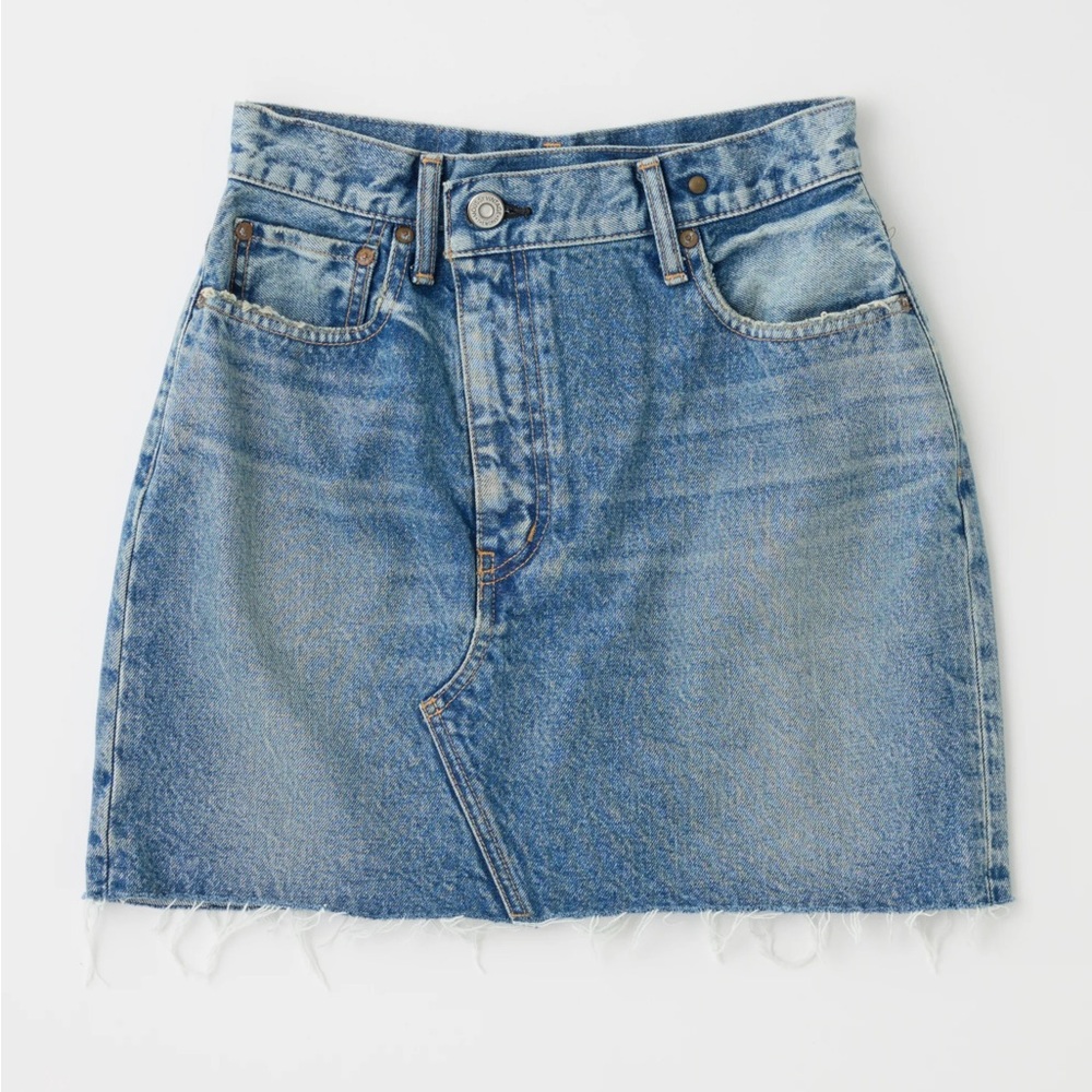 MOUSSY VINTAGE Thomoston Asymmetry Skirt in Blue NWT. Size 24. - Picture 1 of 4